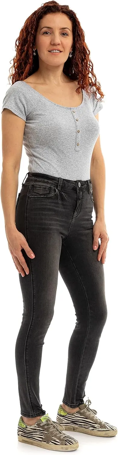 1822 Denim Women's High-Rise Stretch Ankle Skinny Butter Jeans, Lennox