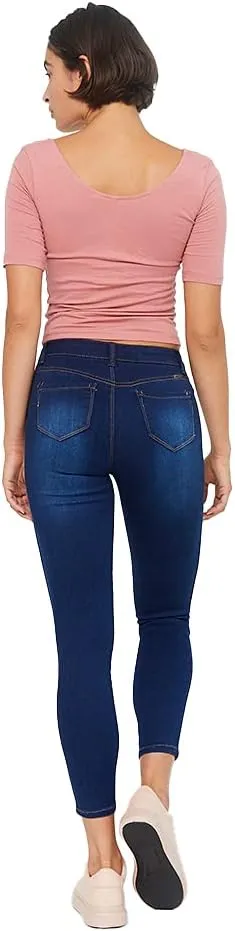1822 Denim Women's High-Rise Stretch Ankle Skinny Butter Jeans, Lennox