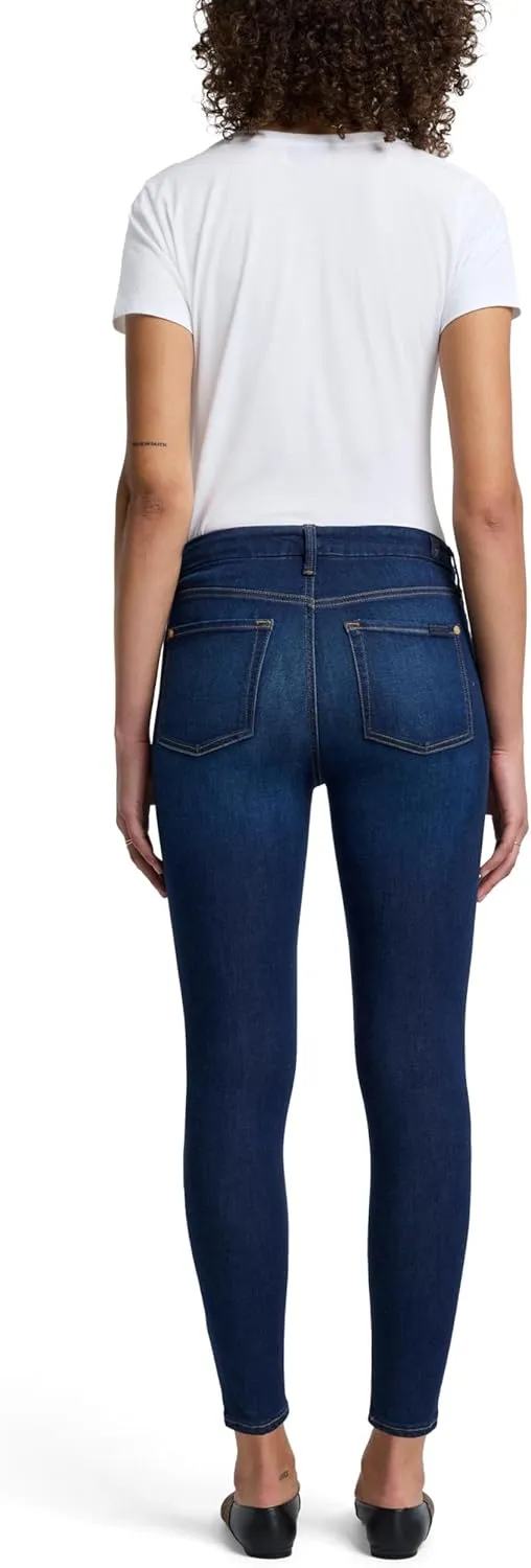 7 For All Mankind Women's High Rise Skinny Fit Ankle Jeans