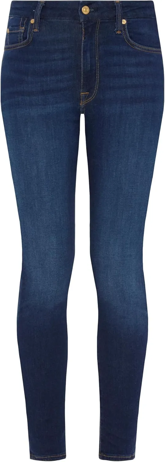 7 For All Mankind Women's High Rise Skinny Fit Ankle Jeans