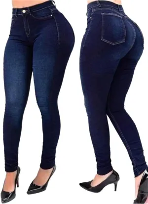 Akapi Jeans Mujer, Pantalones para Mujer, Jean Levanta Cola, High Waisted Stretch Jeans for Women