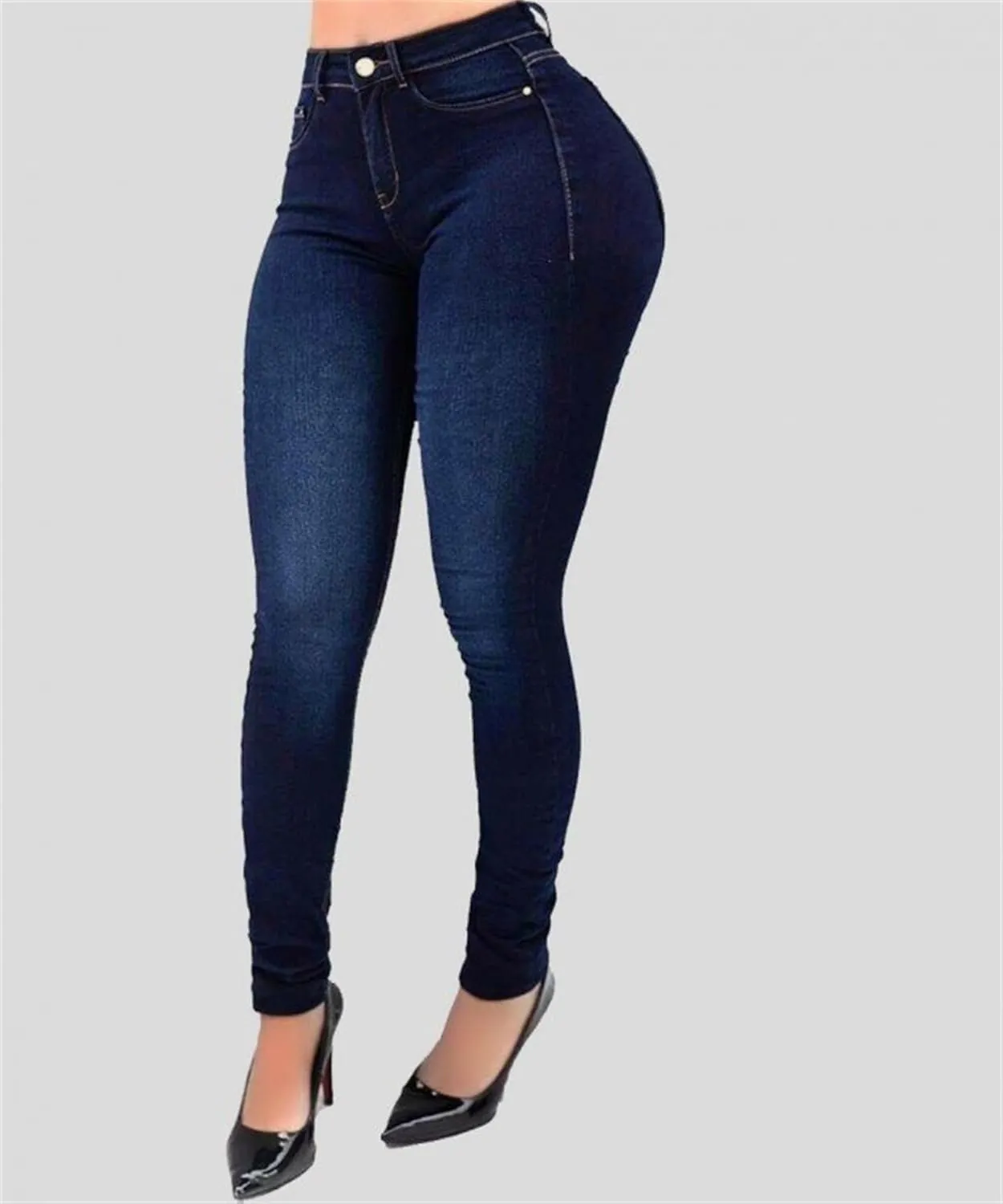 Akapi Jeans Mujer, Pantalones para Mujer, Jean Levanta Cola, High Waisted Stretch Jeans for Women