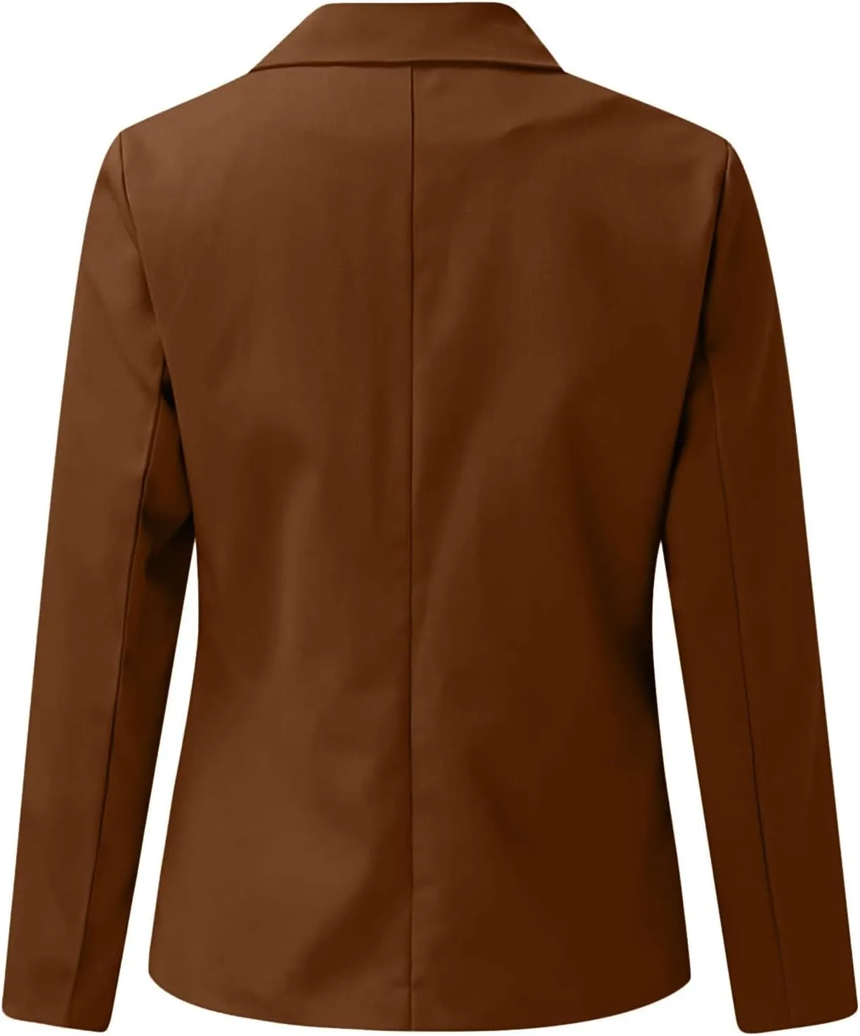 Blazers for Women Business Casual Long Sleeve Jackets Open Front Notch Lapel Blazer Work Suit Plus Size Cardigan Coat