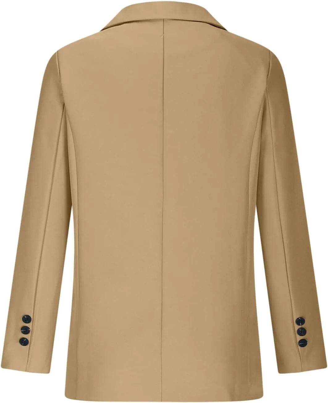 Blazers for Women Casual Open Front Long Sleeve Work Office Blazer Jacket Fashion Button Lapel Blazer with Pockets