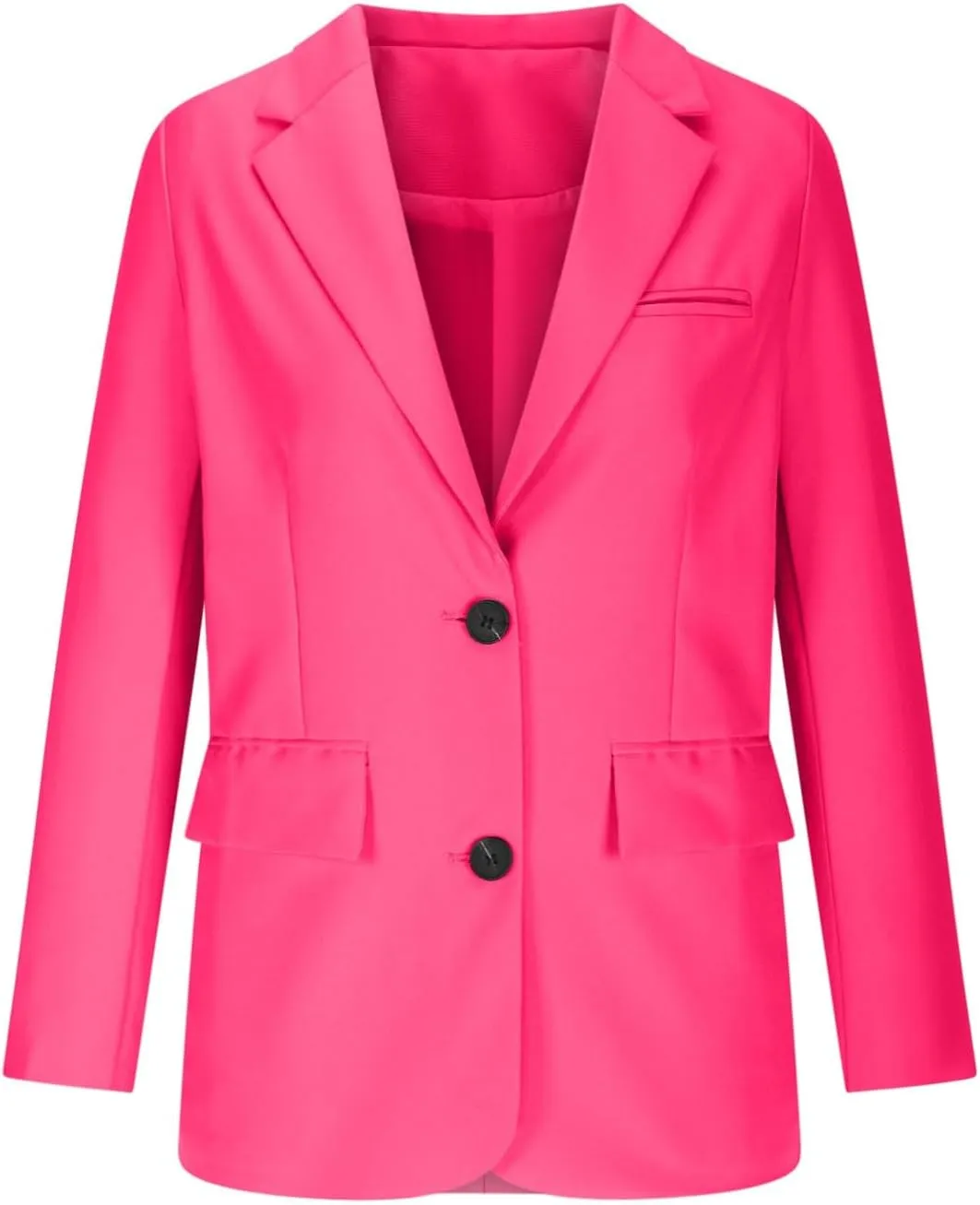 Blazers for Women Casual Open Front Long Sleeve Work Office Blazer Jacket Fashion Button Lapel Blazer with Pockets