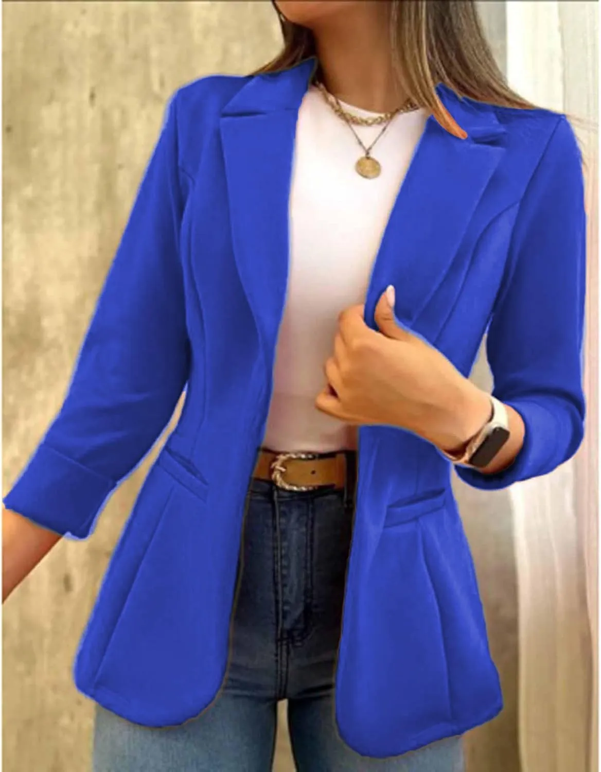 Blazers for Women Suit Jackets Blazer Business Casual Lightweight Suit Long Sleeve Slim Fit Work Office Jacket
