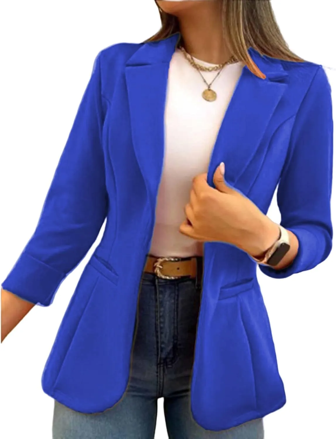 Blazers for Women Suit Jackets Blazer Business Casual Lightweight Suit Long Sleeve Slim Fit Work Office Jacket
