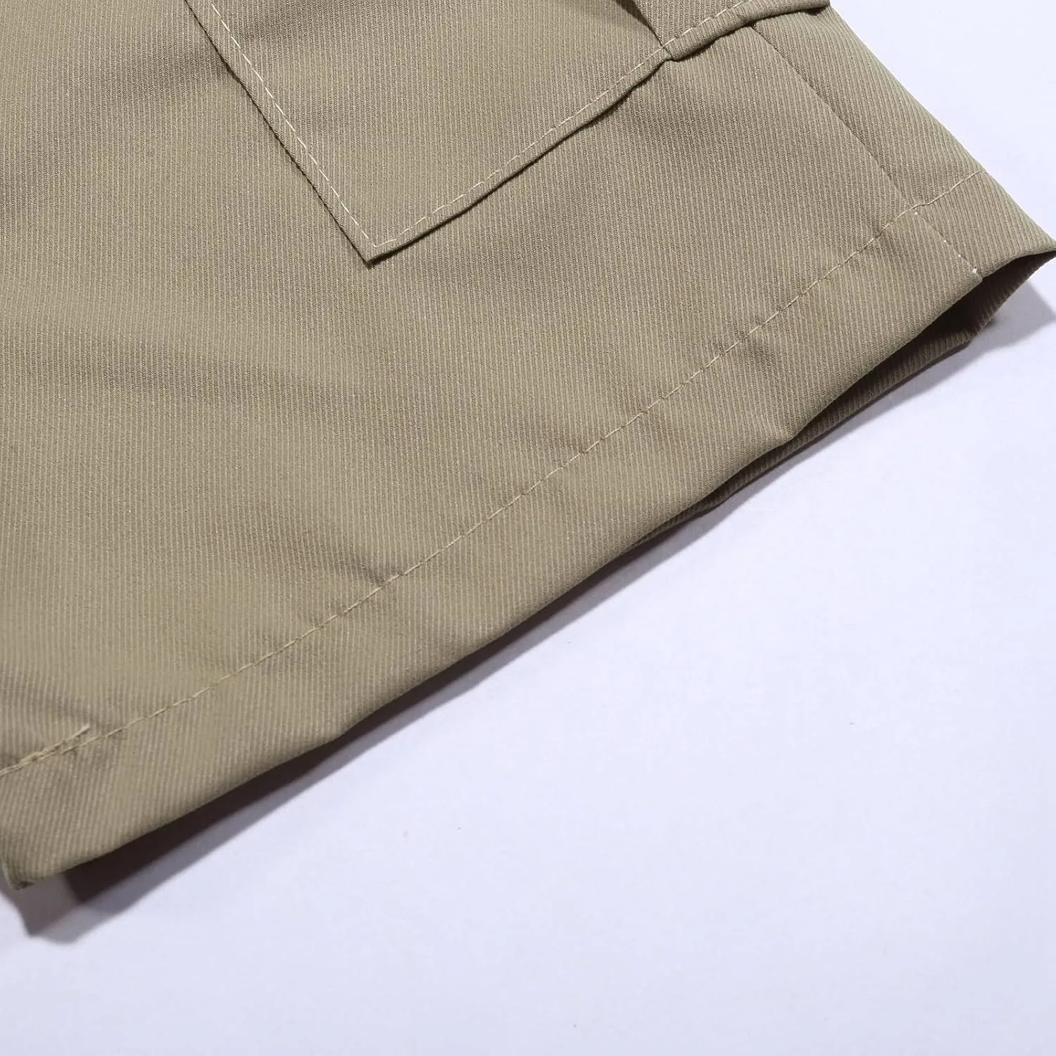 Boy's Baggy Cargo Shorts Straight Leg Cool Shorts Flap Pocket Letter Patched Short