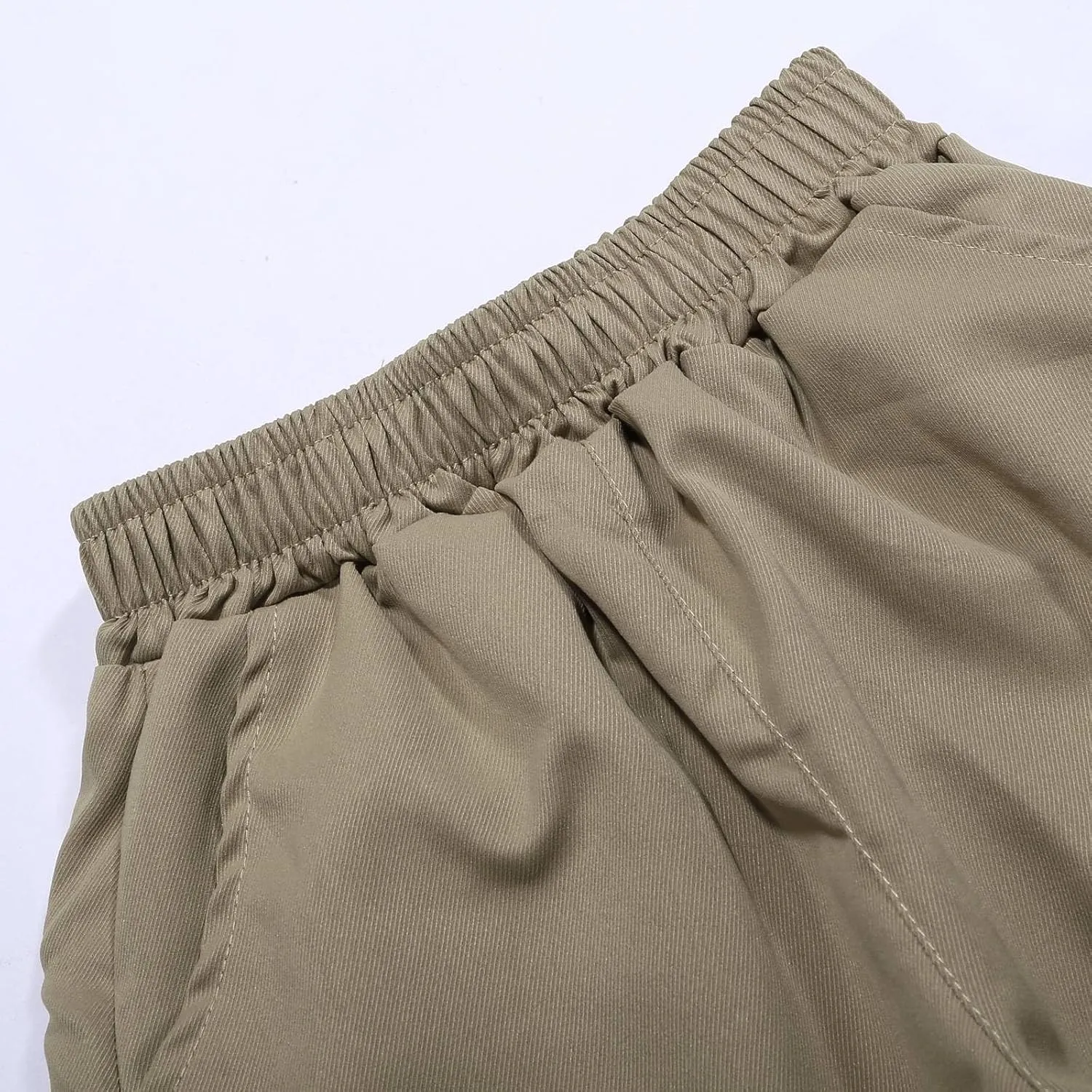 Boy's Baggy Cargo Shorts Straight Leg Cool Shorts Flap Pocket Letter Patched Short