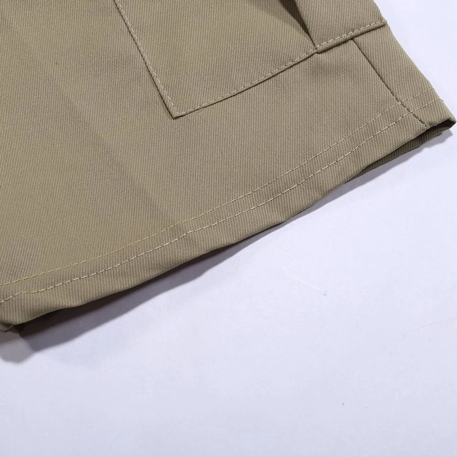 Boy's Baggy Cargo Shorts Straight Leg Cool Shorts Flap Pocket Letter Patched Short
