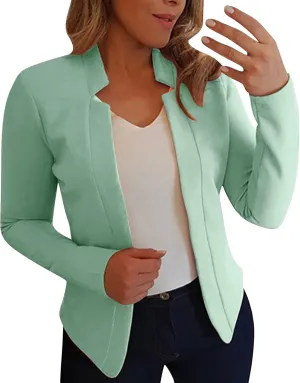 Business Suits for Women 2024 Causal for Women Tops Open Front Work Fall Winter Coat Baggy Oversized Cardigan