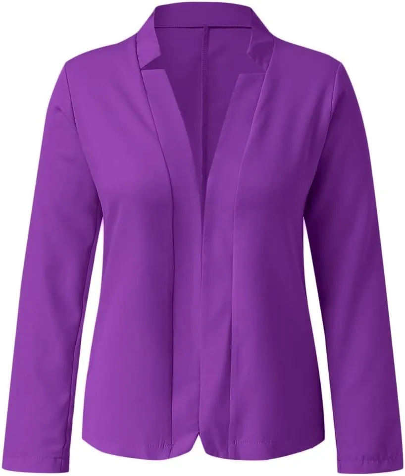 Business Suits for Women 2024 Work for Women Blazers Long Sleeve Work Funny Cardigan Fitted Oversized Blazer