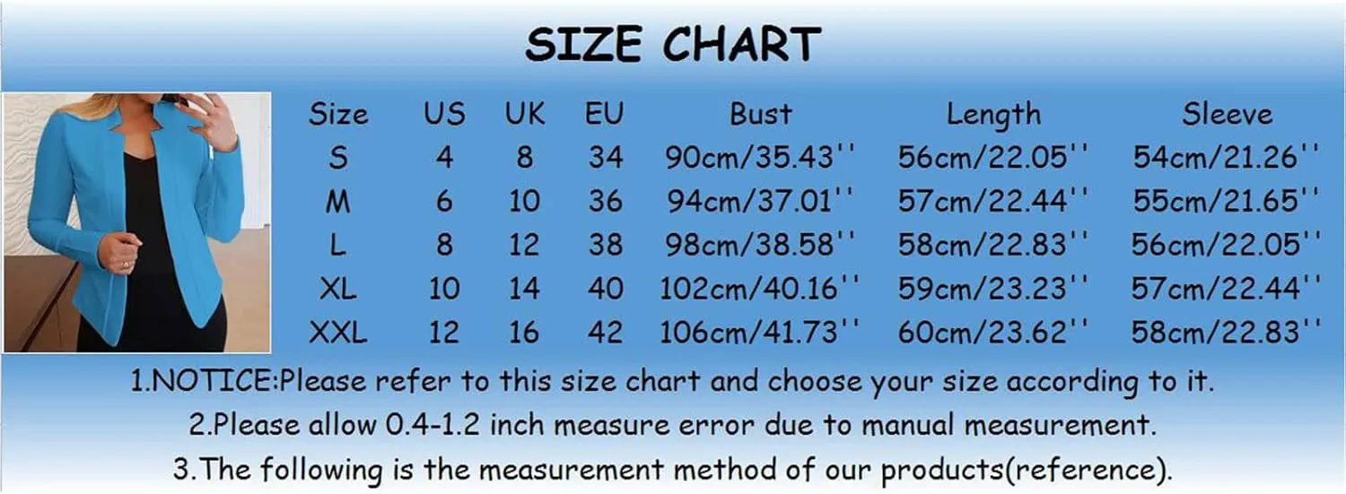 Business Suits for Women 2024 Work for Women Blazers Long Sleeve Work Funny Cardigan Fitted Oversized Blazer