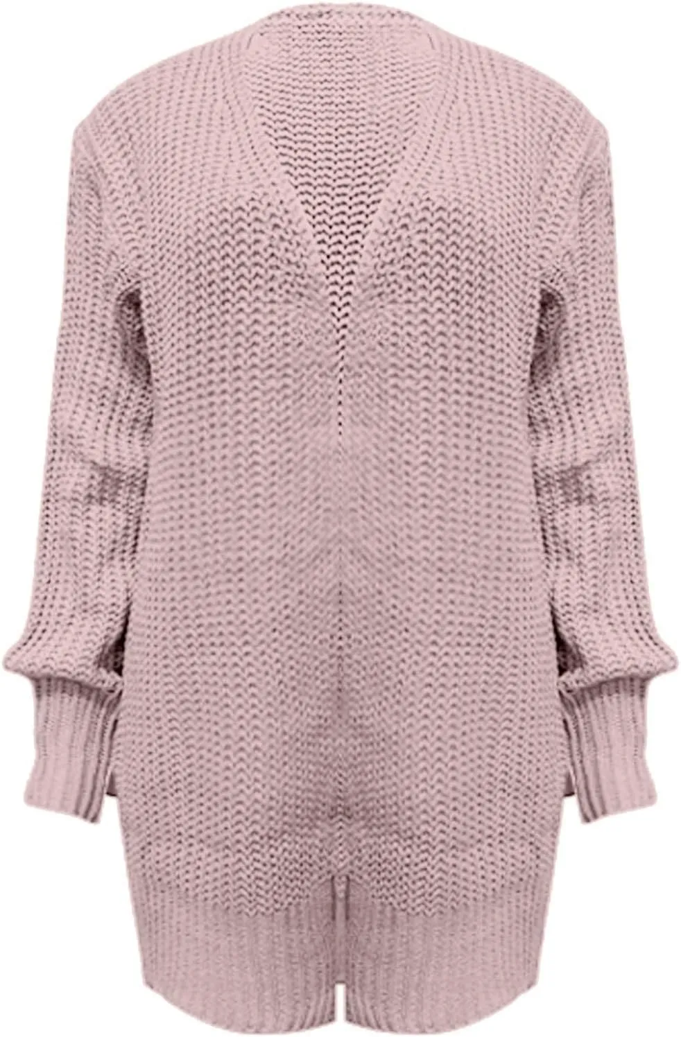 Cardigans for Women Trendy Lantern Sleeve Cardigan Sweaters Casual Cable Knitted Sweater Open Front Coat Outwear