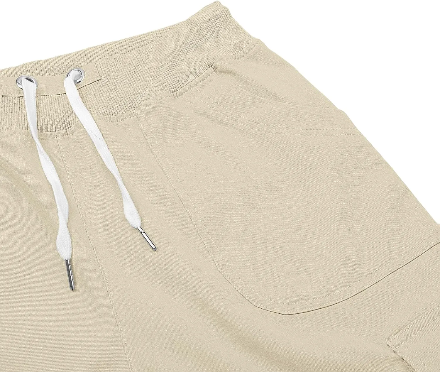 Cargo Capris for Women Lightweight Quick Dry Hiking Pants Casual Drawstring Capri Pants with Pockets Travel Pant