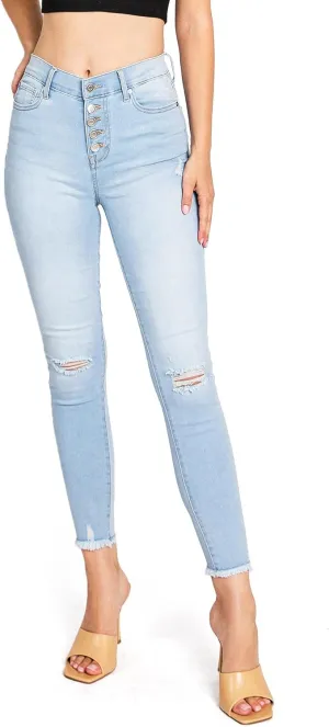Celebrity Pink Women's Juniors High Rise Skinny Jeans