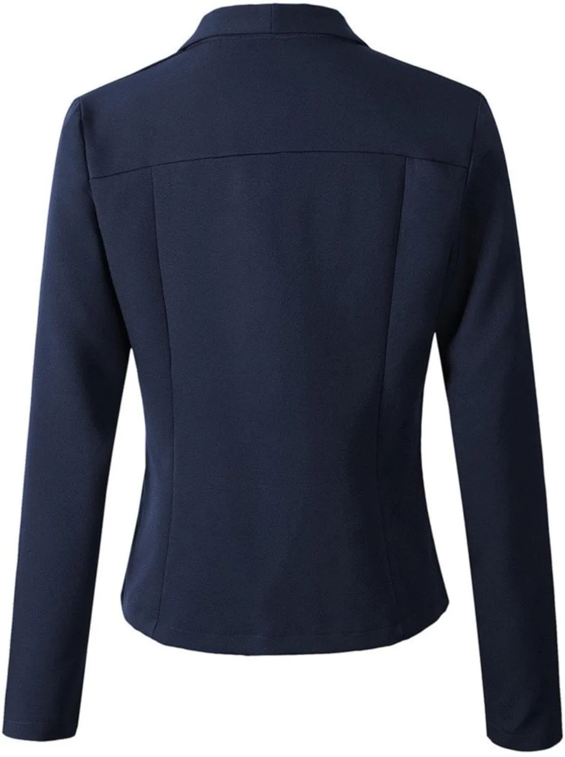Collarless Blazer Jackets for Women Tweed Women Suit Long Sleeve Dressy Trendy Blazers Loose Oversized Cardigan