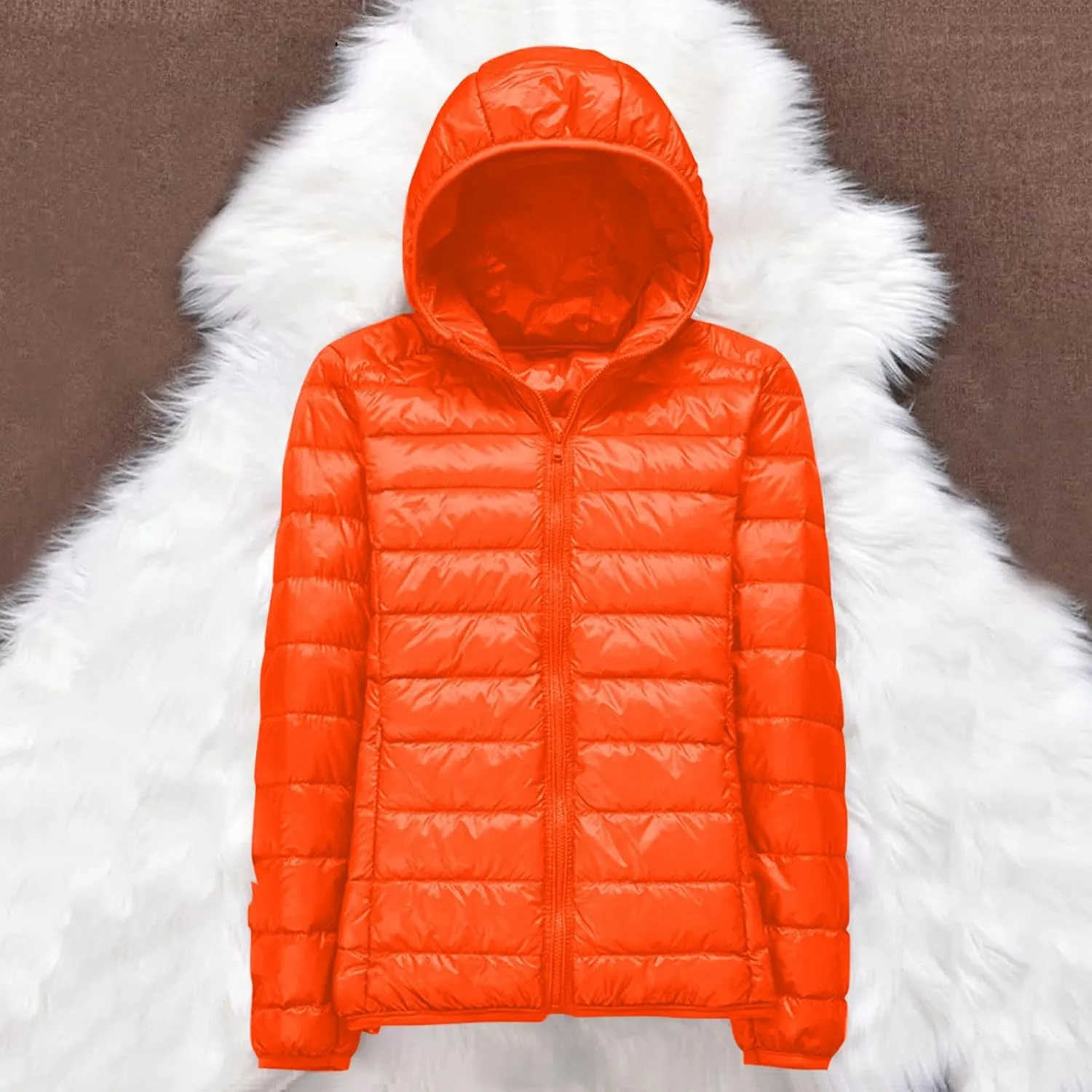 cooki Puffer Coat Women with Hood Quilted Jackets for Women Winter Packable Puffer Jacket Lightweight Down Coat Plus Size