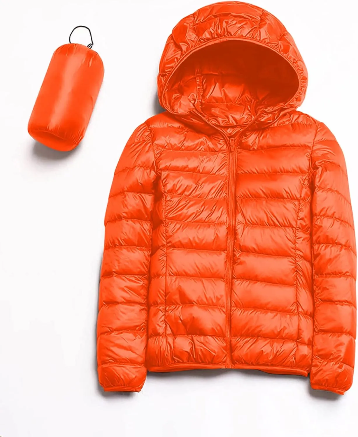 cooki Puffer Coat Women with Hood Quilted Jackets for Women Winter Packable Puffer Jacket Lightweight Down Coat Plus Size