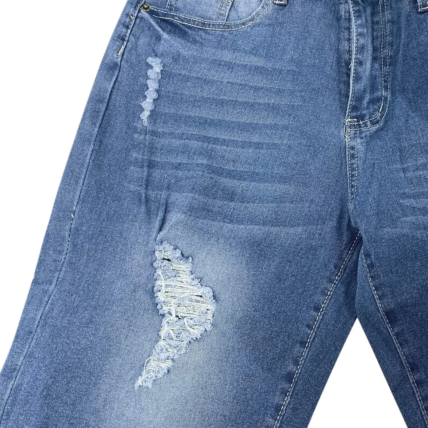 Denim Shorts for Women Stylish High Waisted Jean Shorts 2024 Summer Hem Distressed Short Jeans Causal Comfy Jean Shorts