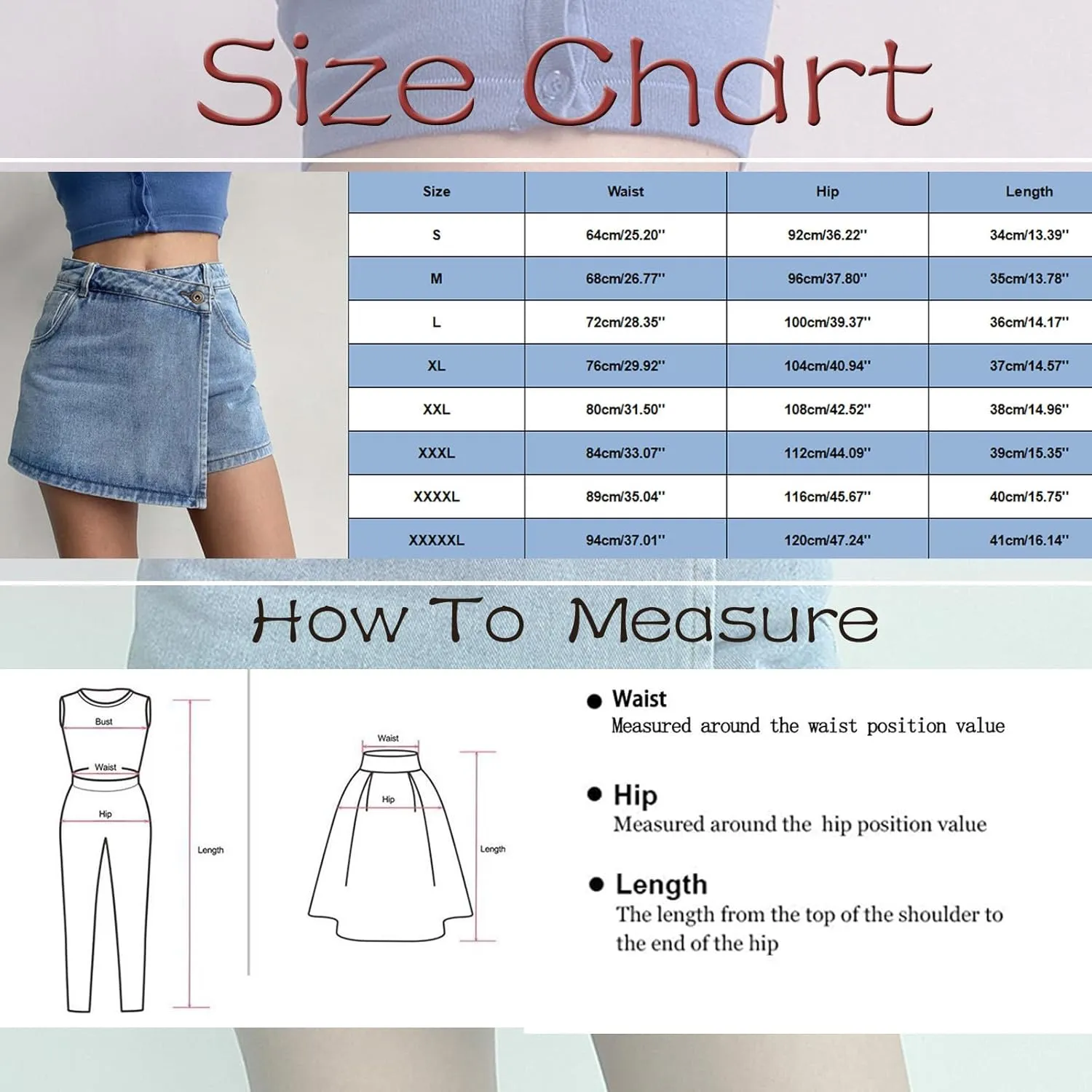 Denim Skorts for Woman Summer 2024 High Waist Button Faux Wrap Jean Skort Skirts with Pocket Ladies Stretch Shorts