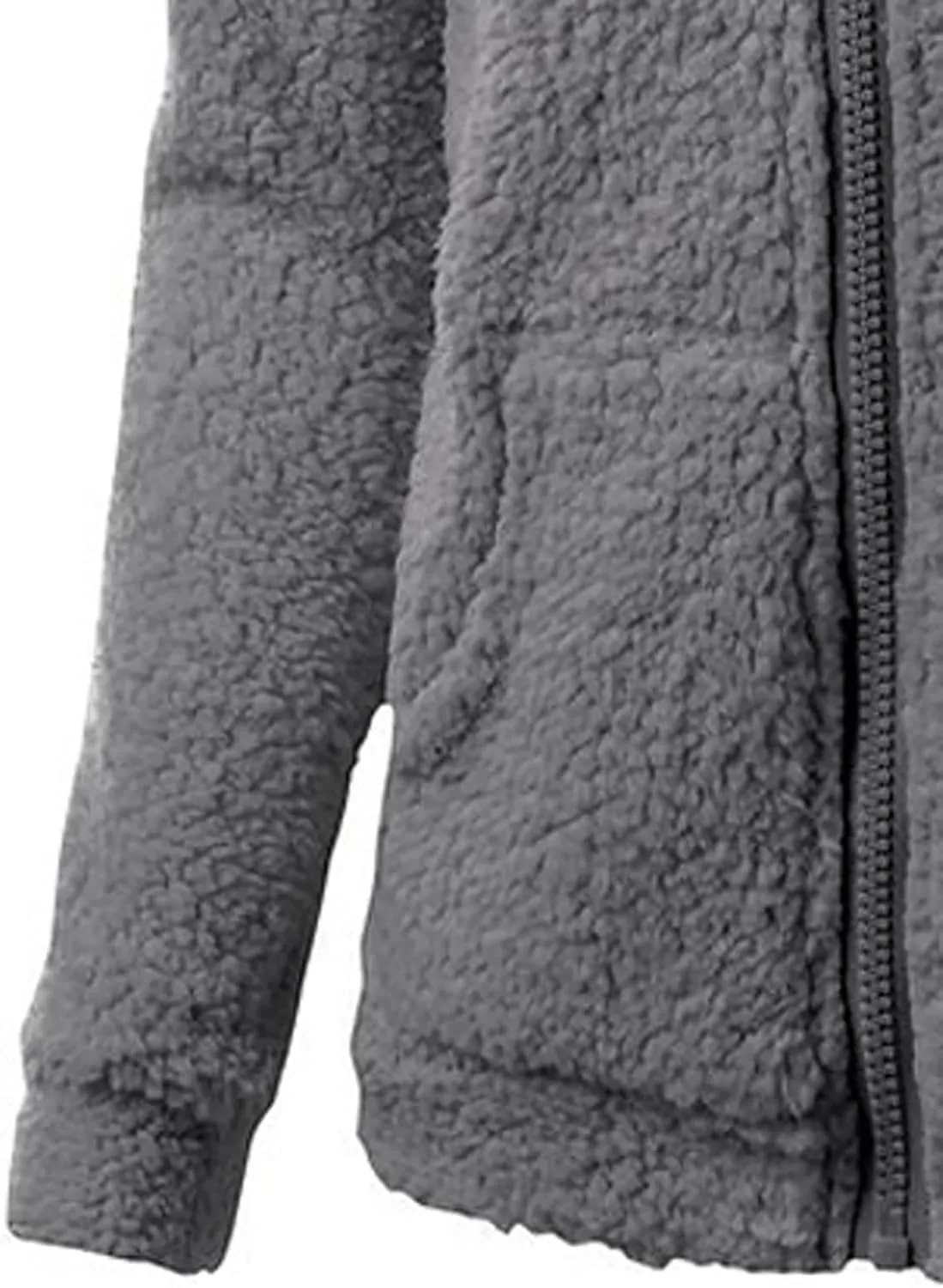 Fall Jackets for women 2024 Faux Fur Sherpa Jacket Fuzzy Hooded Jacket Winter Coats Shearling Outwear Shaggy Coat