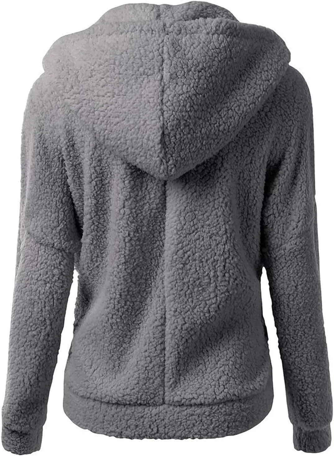 Fall Jackets for women 2024 Faux Fur Sherpa Jacket Fuzzy Hooded Jacket Winter Coats Shearling Outwear Shaggy Coat