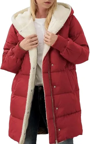Faux fur Hood Snow Parka Hooded Puffer Jacket Lightweight Winter Coat Winter Puffer Coats Womens Winter Jacket Warm