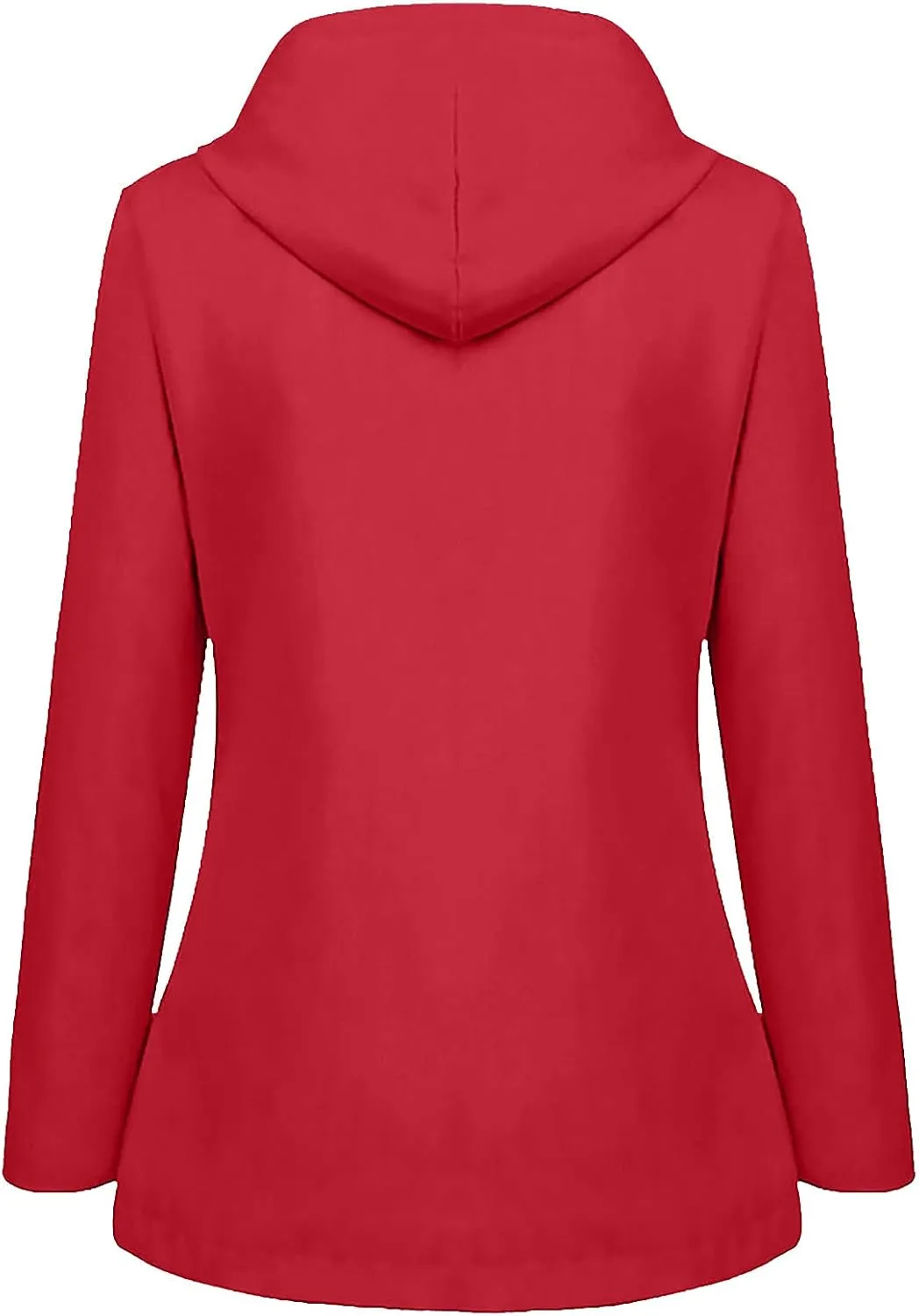 Fleece Lined Raincoat for Women Waterproof with Hood Winter Spring Trench Coat Lightweight Outdoor Windbreaker Jacket