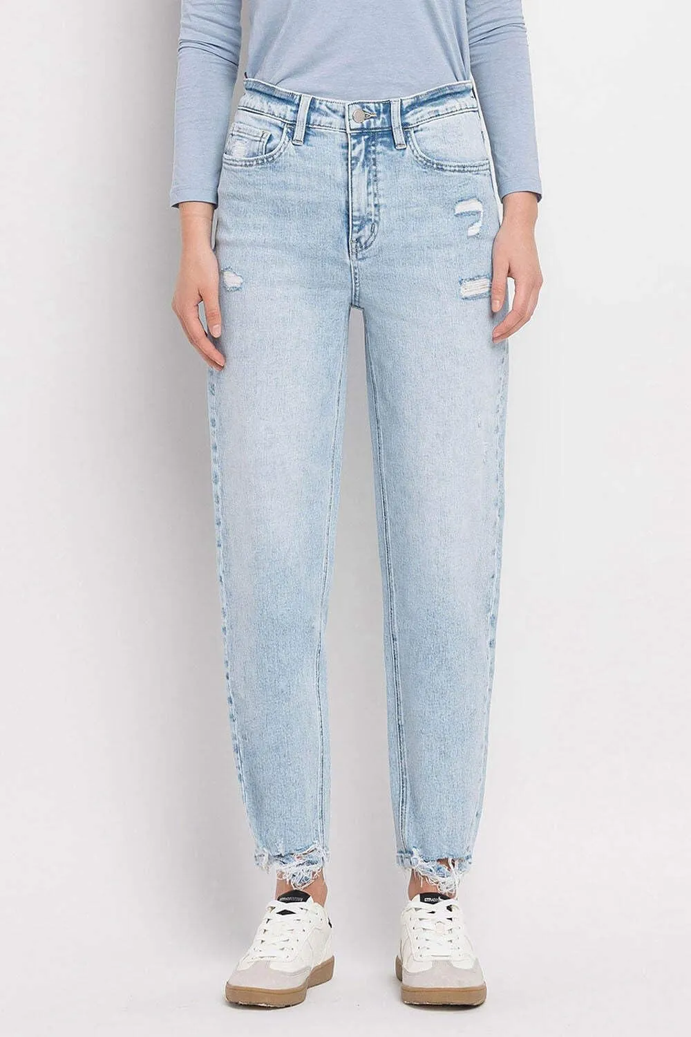 Flying Monkey - Super High Rise Barrel Leg Jeans - F5677