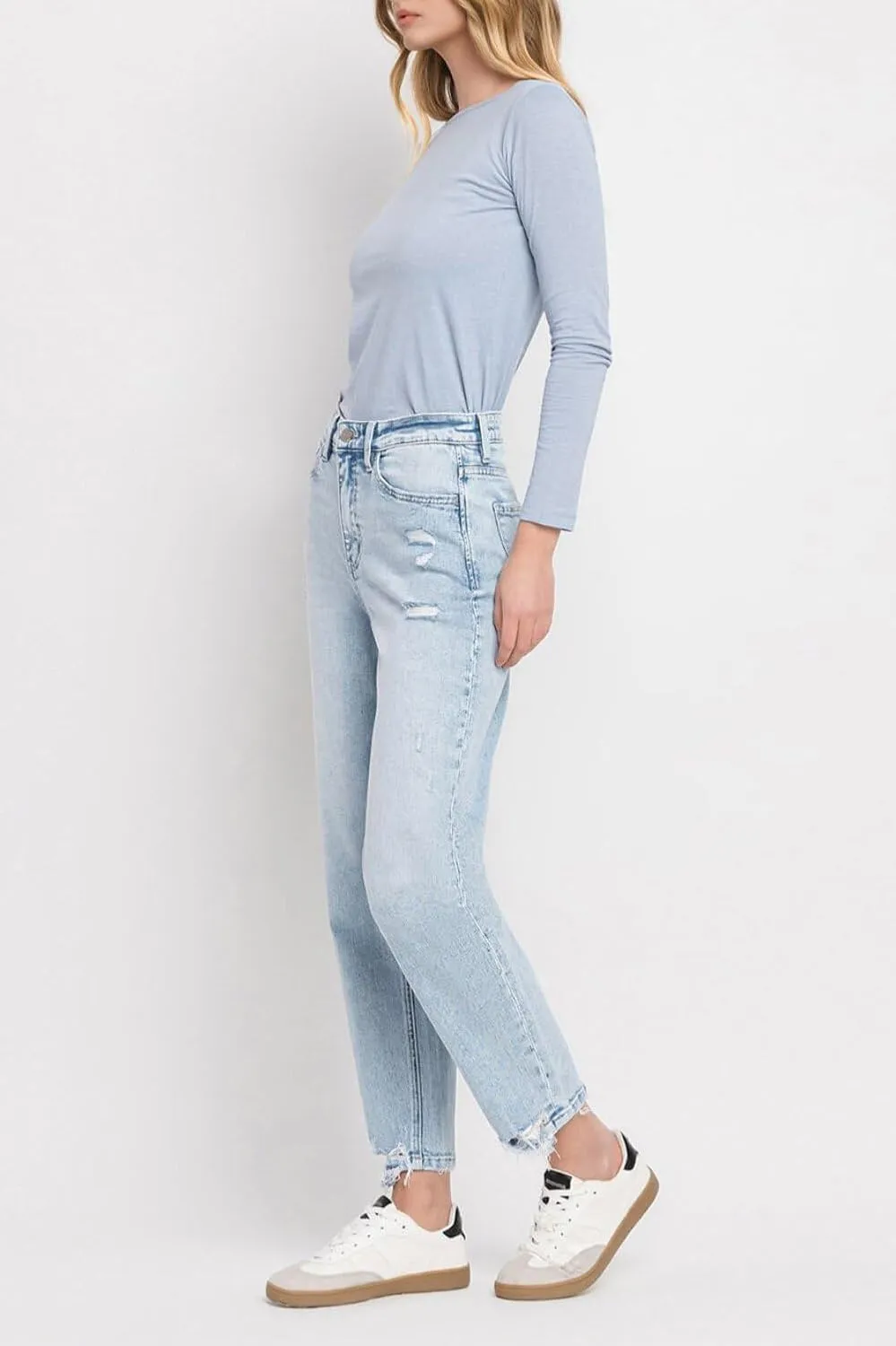 Flying Monkey - Super High Rise Barrel Leg Jeans - F5677