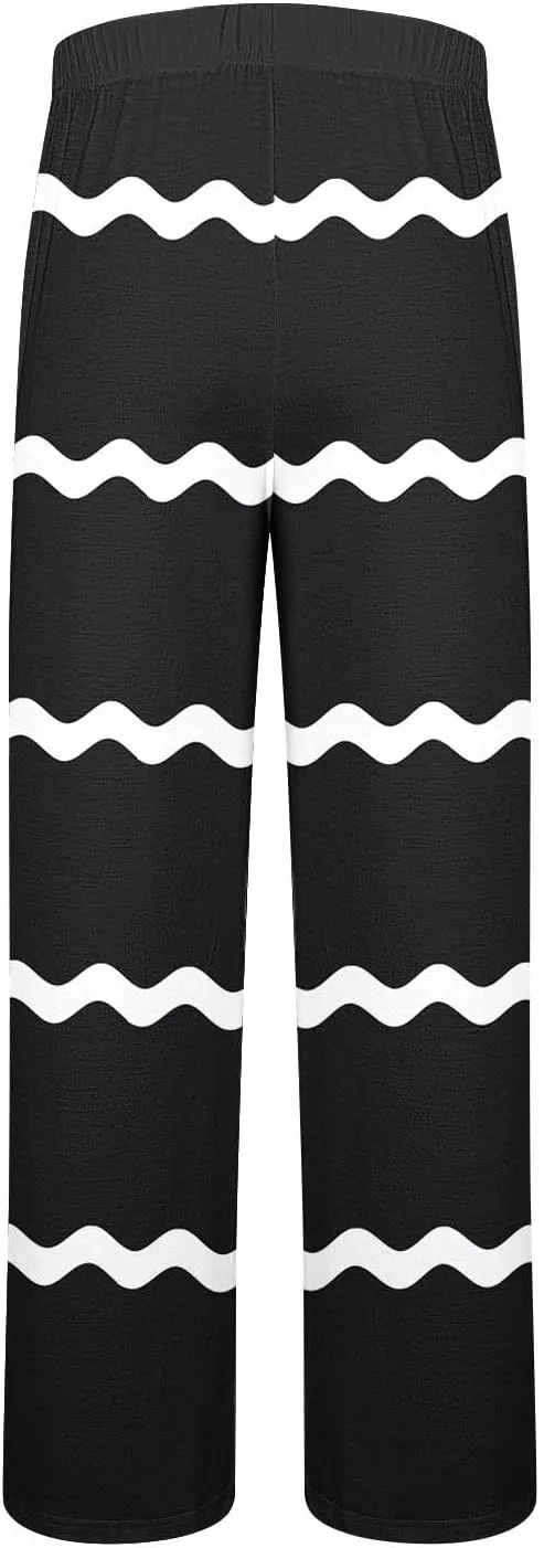 for Mens Summer Fall Graphic Loose Fit Pleated Straight Leg Long Leg Pants Mens 2025 Y2K