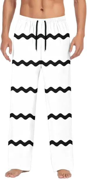 for Mens Summer Fall Graphic Loose Fit Pleated Straight Leg Long Leg Pants Mens 2025 Y2K