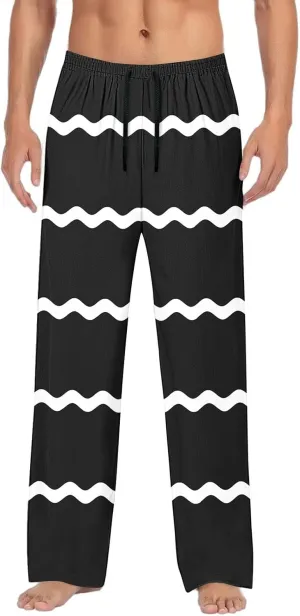 for Mens Summer Fall Graphic Loose Fit Pleated Straight Leg Long Leg Pants Mens 2025 Y2K