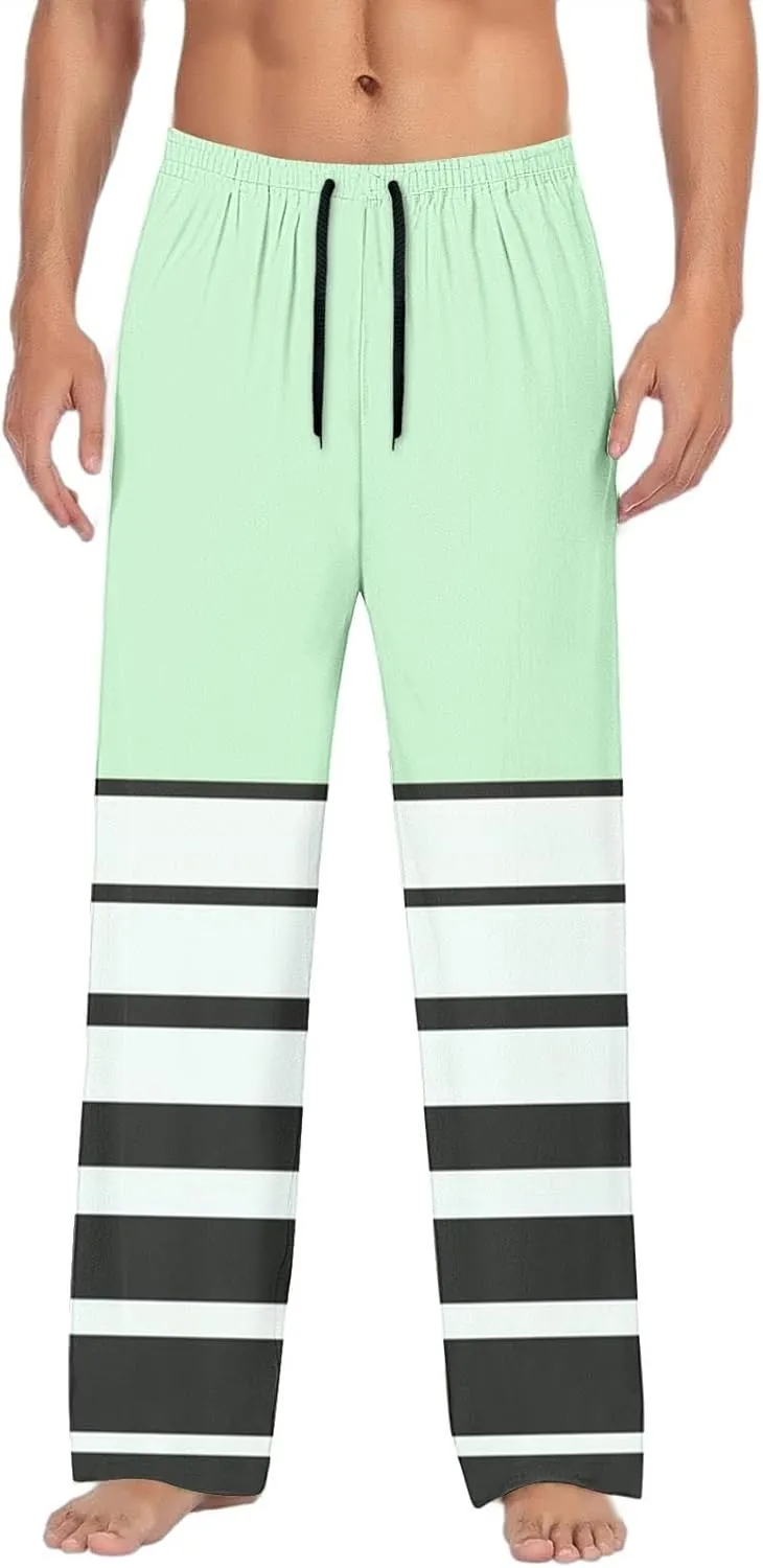 for Mens Summer Fall Graphic Loose Fit Pleated Straight Leg Long Leg Pants Mens 2025 Y2K