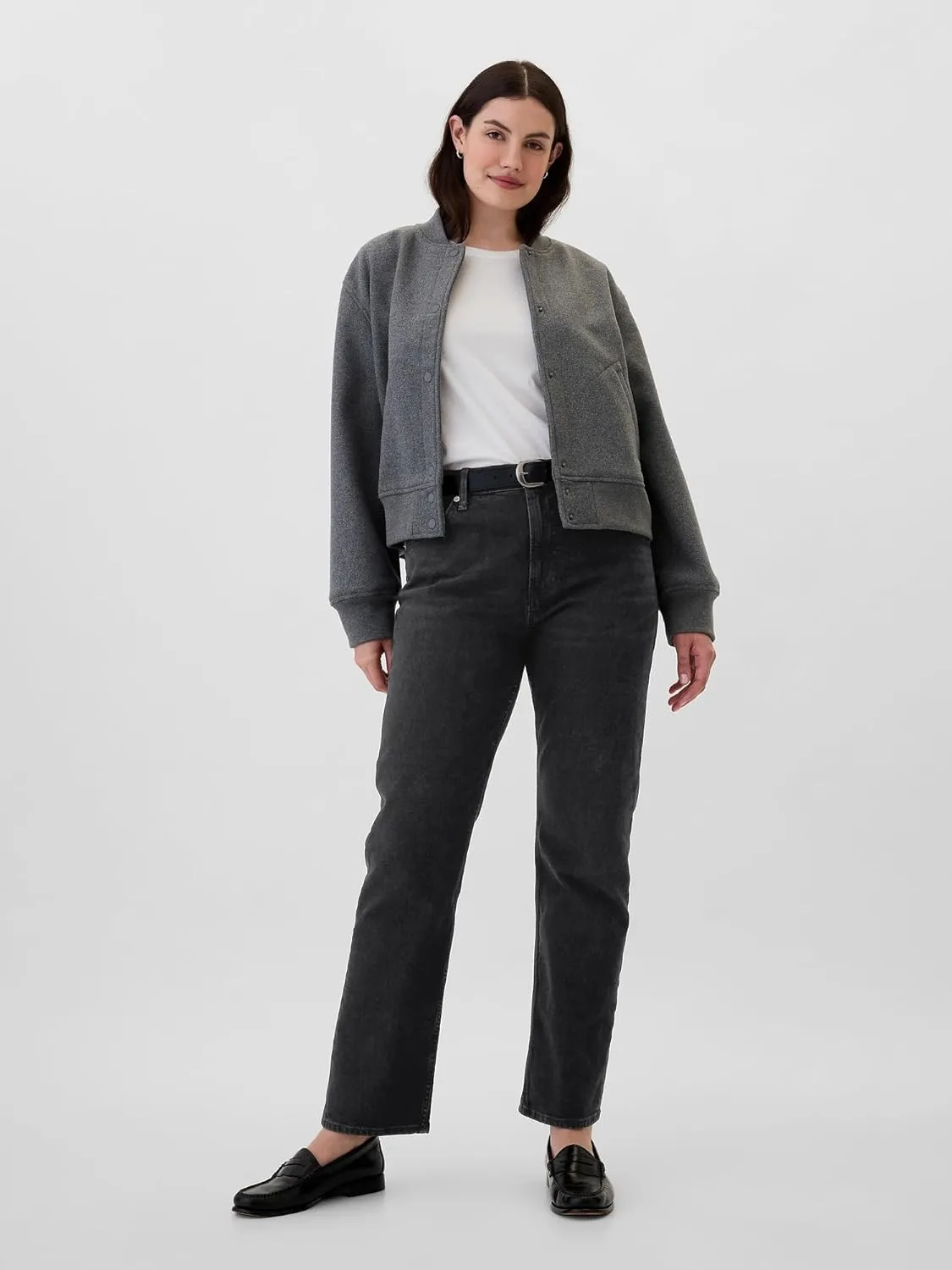 GAP Women's High Rise Straight Fit Denim Jeans