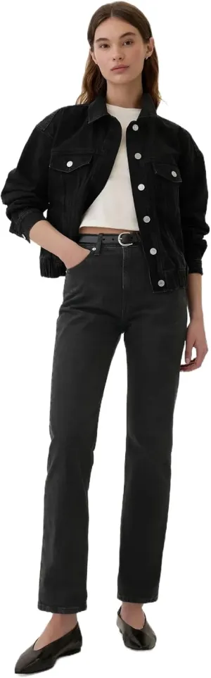 GAP Women's High Rise Straight Fit Denim Jeans
