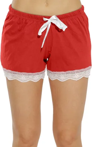 GOFULY Pajama Shorts Women Soft Plaid Summer Lace Lounge Sleep Pj Bottoms Baggy Drawstring Elastic Waist Casual Shorts 2025