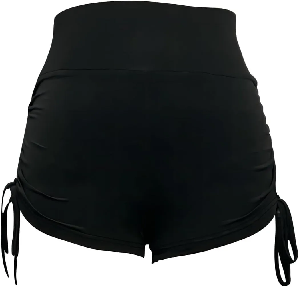 High Waisted Scrunch Butt Booty Shorts Women Athletic Scrunch Butt Lifting Leggings Drawstring Drawstring Yoga Biker Shorts