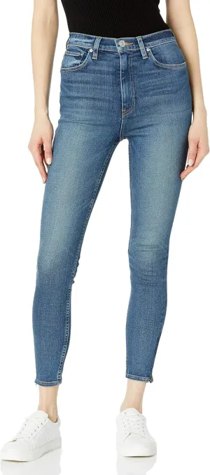 HUDSON Women's Centerfold Extreme High Rise, Super Skinny Jeans