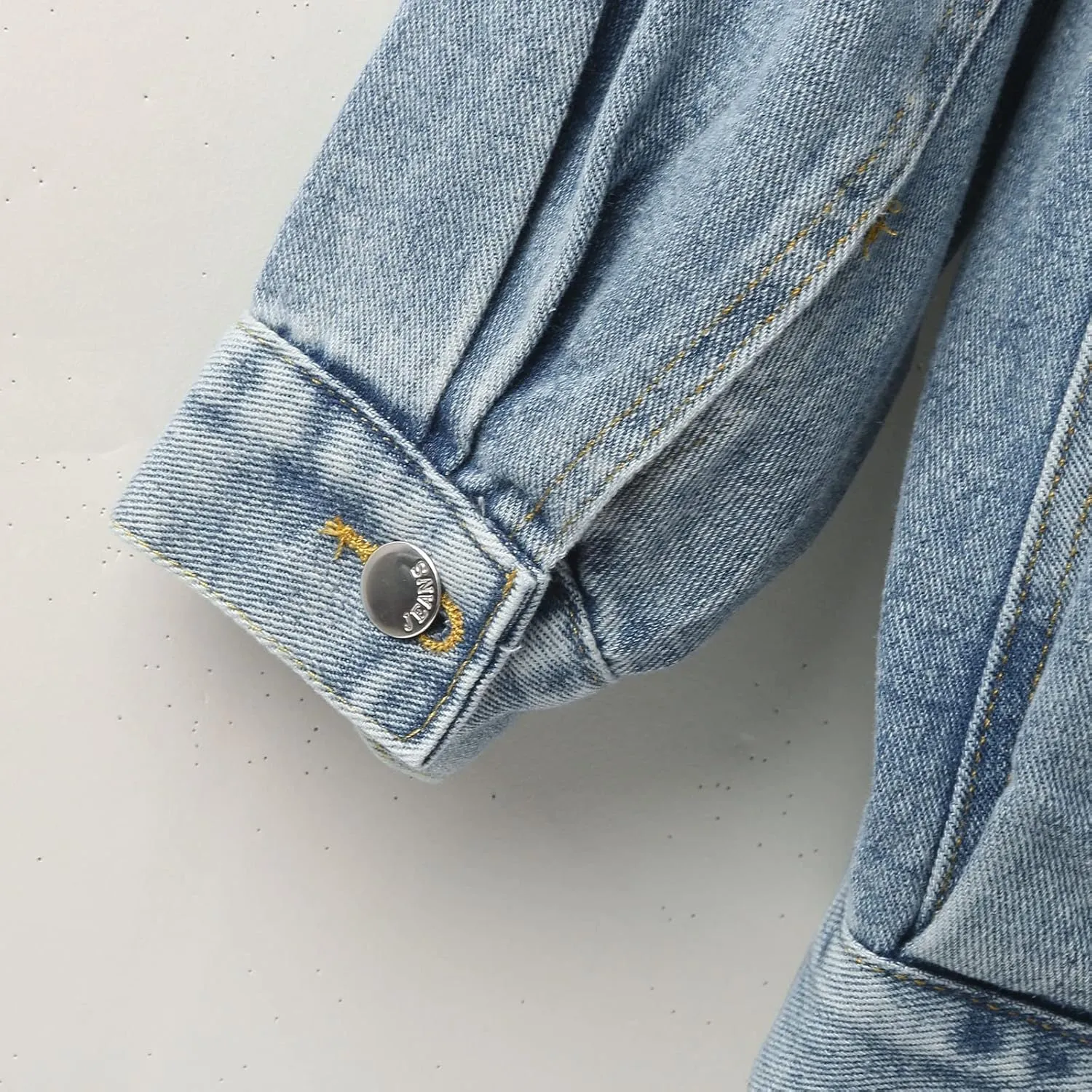 Jean Jacket For Women Oversized Denim Jacket Button Down Y2k Trucker Jacket Short Jacket Distressed Utility Winter Outwear