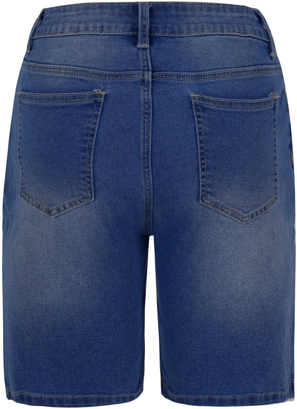 Jean Shorts Womens Casual 2024 High Waisted Wide Leg Shorts with Pockets Solid Color Knee Length Bermuda Shorts