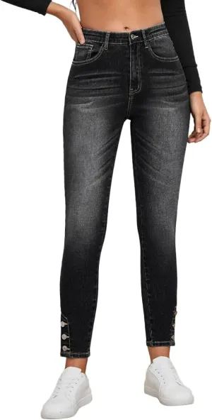 Jeans for Women Trendy 2024 Flare/Wide Leg Jeans High Waisted Stretch Baggy Jeans for Women Plus Size Denim Pants