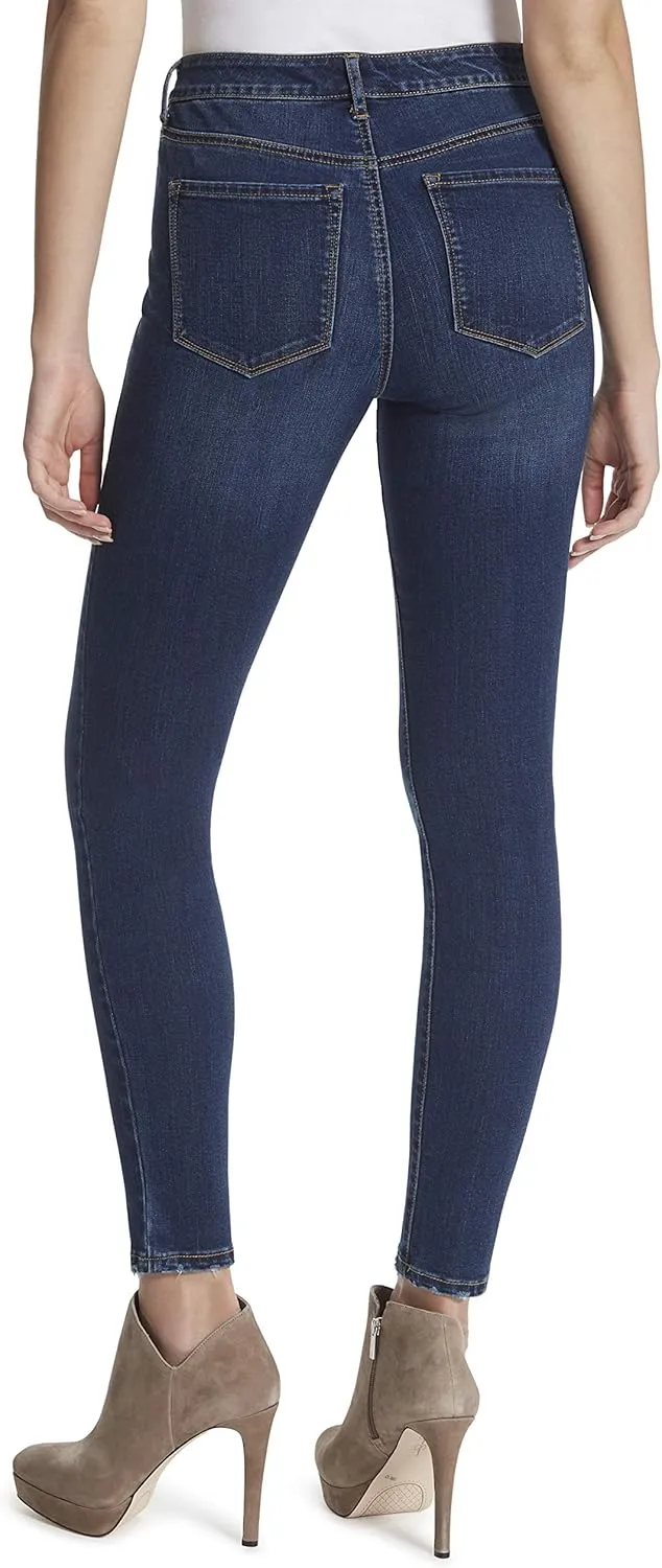 Jessica Simpson Womens Adored Distressed High Rise Ankle Jeans