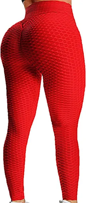 JGS1996 Butt Lifting Leggings for Women Tummy Control Workout Yoga Pants High Waisted Scrunch Booty Gym Tights