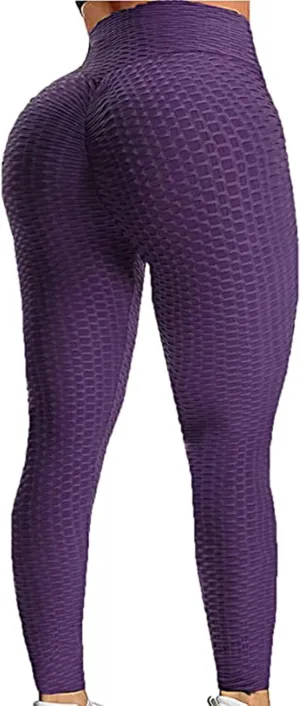 JGS1996 Butt Lifting Leggings for Women Tummy Control Workout Yoga Pants High Waisted Scrunch Booty Gym Tights