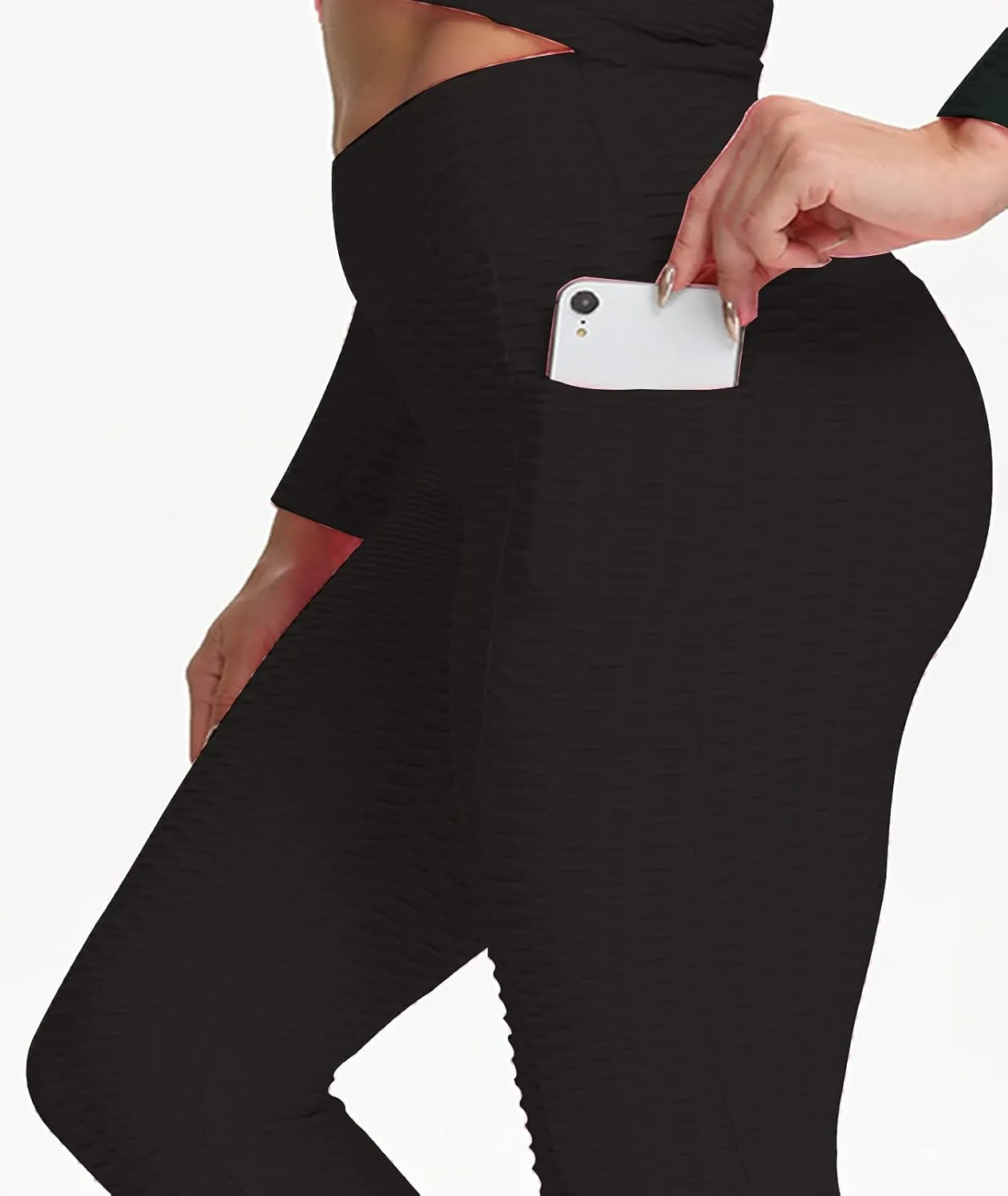 JGS1996 Butt Lifting Leggings for Women Tummy Control Workout Yoga Pants High Waisted Scrunch Booty Gym Tights