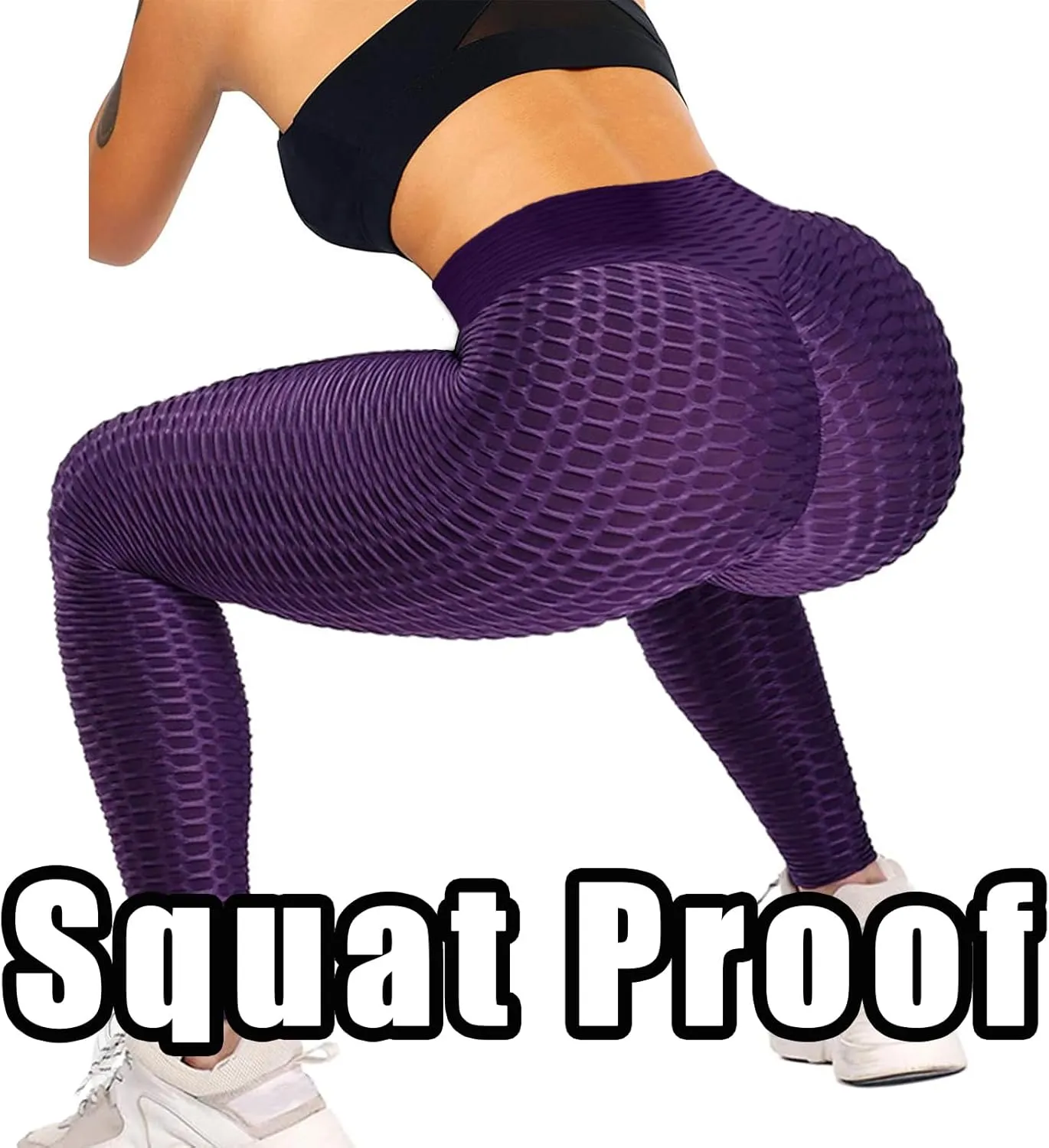 JGS1996 Butt Lifting Leggings for Women Tummy Control Workout Yoga Pants High Waisted Scrunch Booty Gym Tights