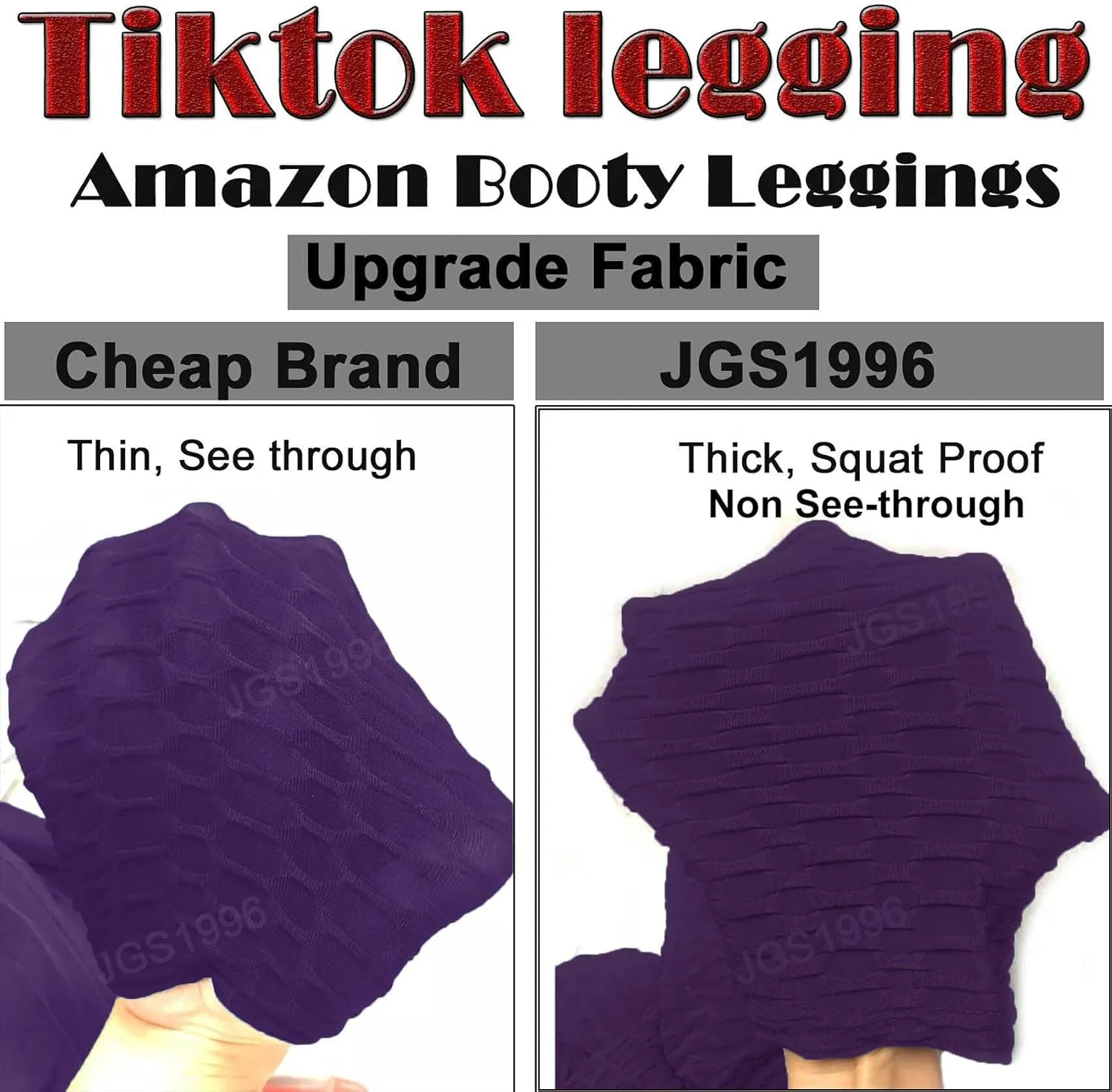 JGS1996 Butt Lifting Leggings for Women Tummy Control Workout Yoga Pants High Waisted Scrunch Booty Gym Tights
