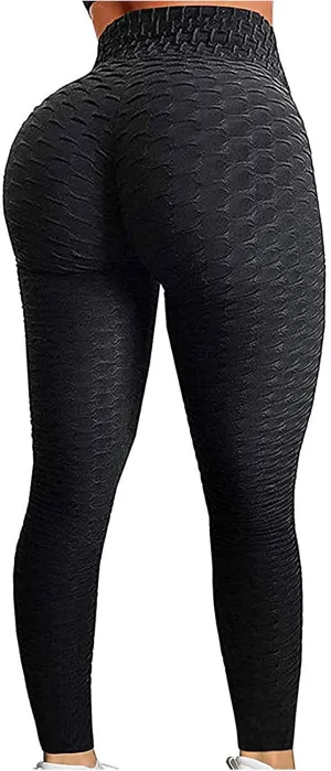 JGS1996 Butt Lifting Leggings for Women Tummy Control Workout Yoga Pants High Waisted Scrunch Booty Gym Tights